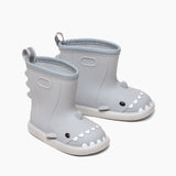 Kids Waterproof Shark Rain Boots