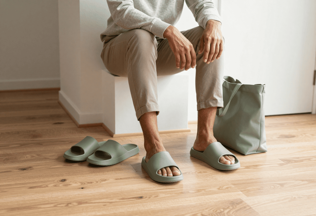 Simple Care Slides for Hard Floors | Workday Footwear Tips