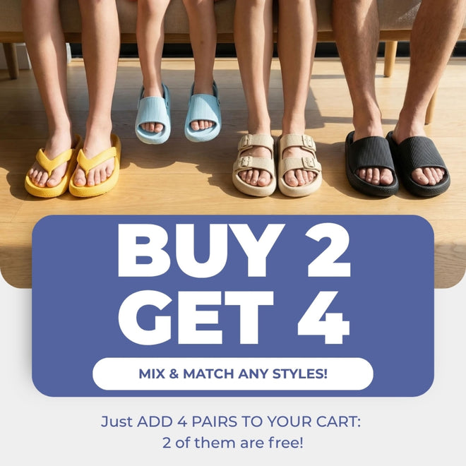 Cloud Slides - Cozy Plush Fur-Lined Slippers