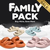 Cloud Slides - Cushioned EVA Sandals with Adjustable Buckles