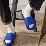 Mens Cushion Slides - Cloud Slides Royal Blue mens