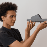 Mens Cushion Slides - Cloud Slides Grey mens